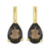BUY STERLING SILVER GOLD PLATED NATURAL SKY BLUE TOPAZ GEMSTONE EARRINGS