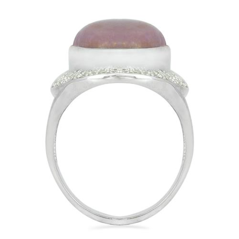 BUY 925 STERLING SILVER NATURAL PHOSPHOSIDERITE GEMSTONE BIG STONE RING