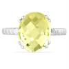 BUY NATURAL GREEN ONYX SINGLE STONE RING IN 925 SILVER