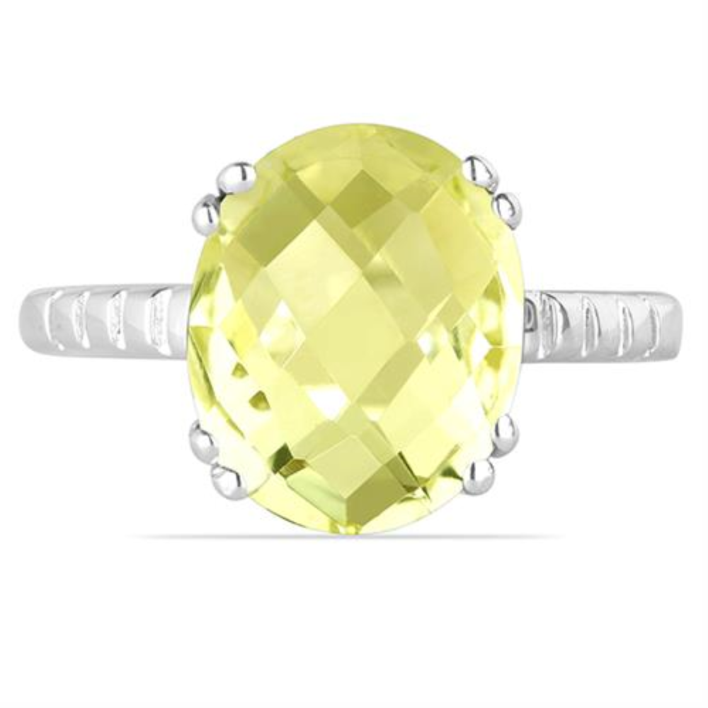 BUY NATURAL GREEN ONYX SINGLE STONE RING IN 925 SILVER
