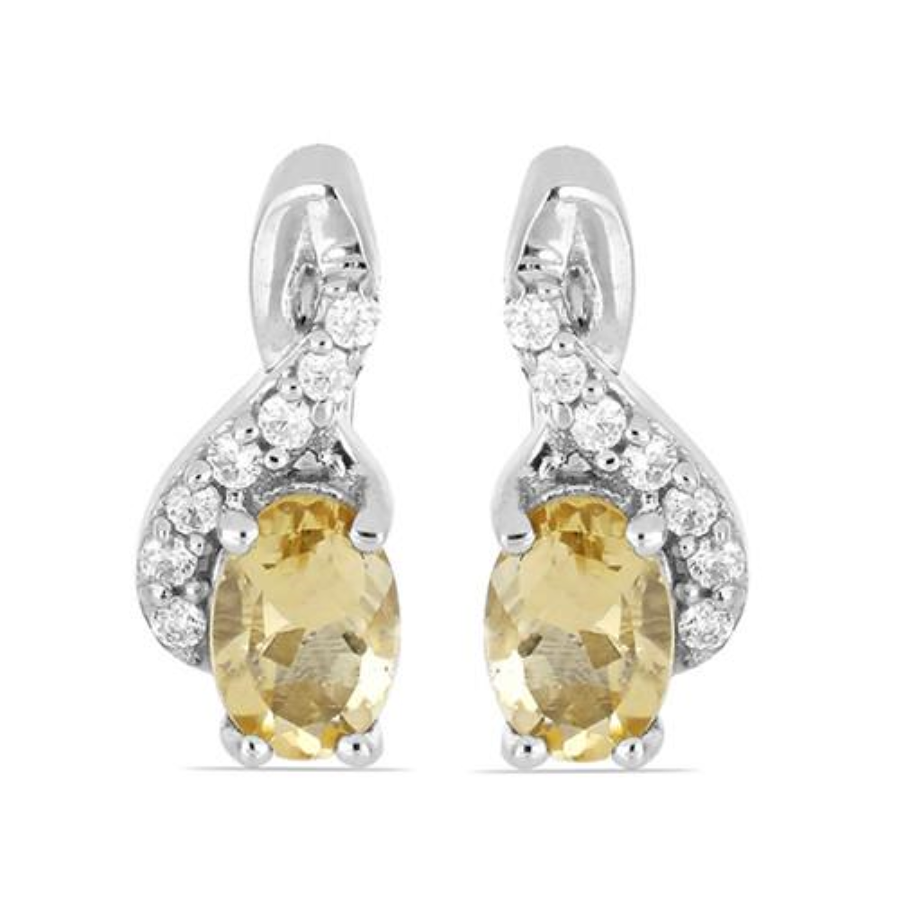 BUY STERLING SILVER NATURAL TANZANITE GEMSTONE CLASSIC EARRINGS