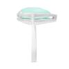 BUY 925 SILVER NATURAL GREEN CHALCEDONY GEMSTONE BIG STONE RING