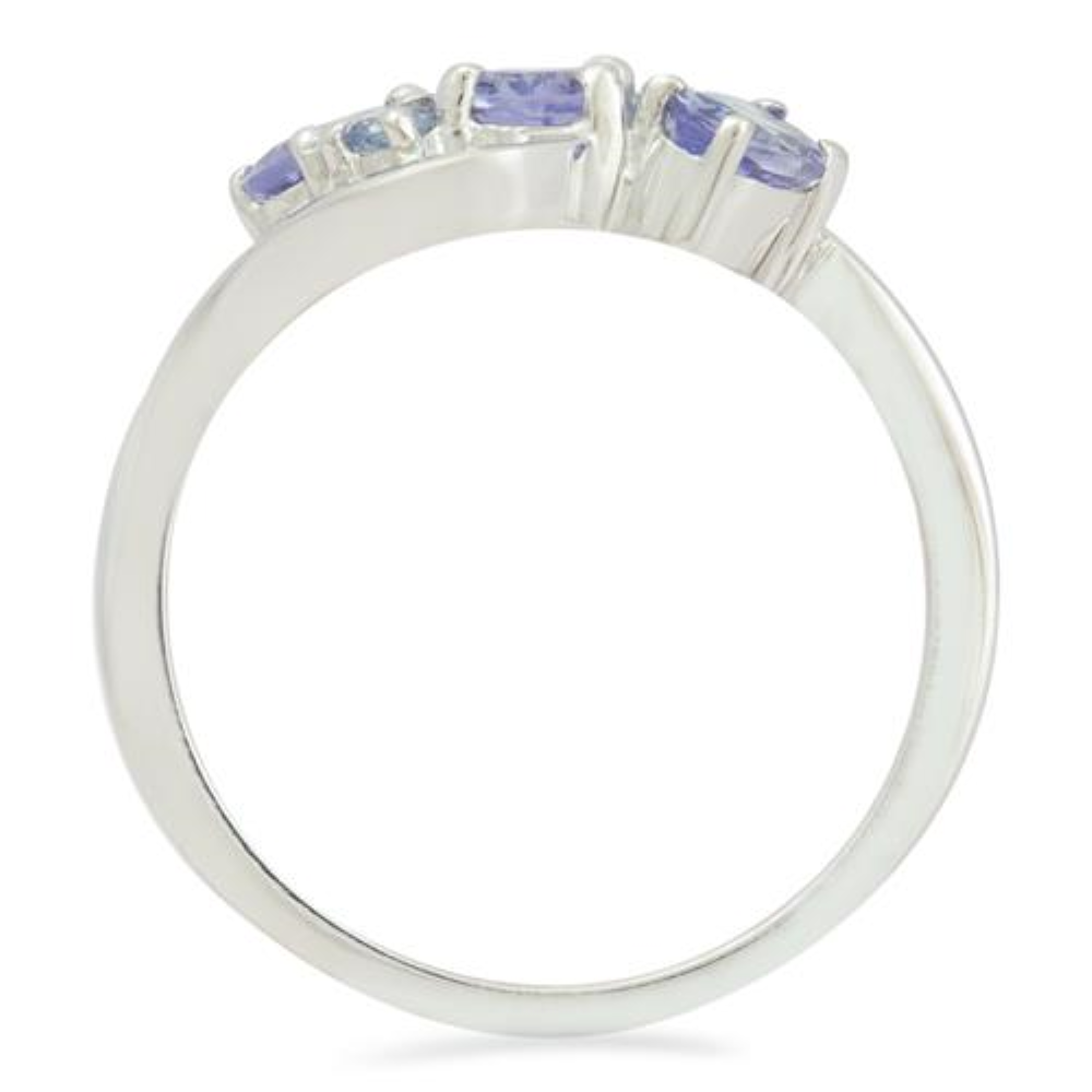 BUY STERLING SILVER TANZANITE GEMSTONE RING 