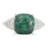 BUY 925 STERLING SILVER CLASSIC RING WITH NATURAL CHRYSOCOLLA GEMSTONE