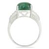 BUY 925 STERLING SILVER CLASSIC RING WITH NATURAL CHRYSOCOLLA GEMSTONE
