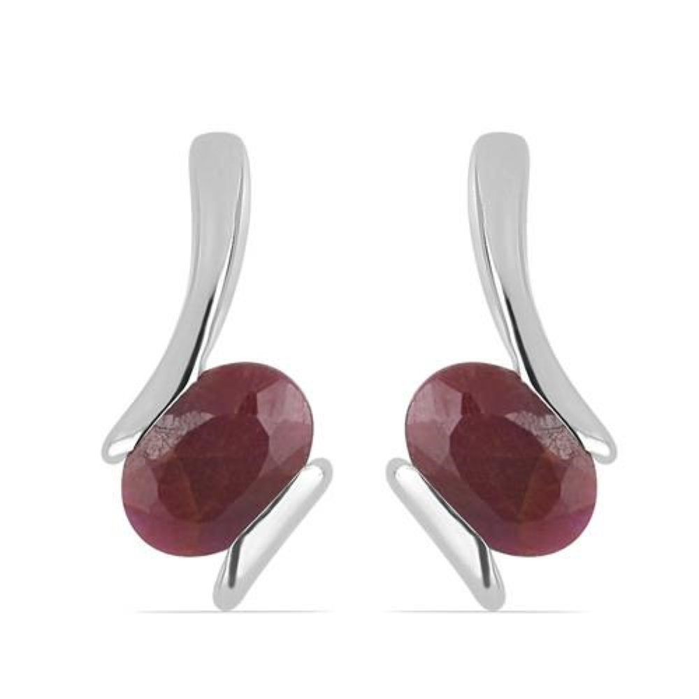 BUY GENUINE GREEN ONYX GEMSTONE EARRINGS IN 925 SILVER