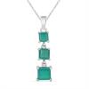BUY STERLING SILVER NATURAL SKY BLUE TOPAZ GEMSTONE PENDANTS