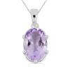 BUY STERLING SILVER  SYNTHETIC AMETRINE BIG GEMSTONE PENDANT