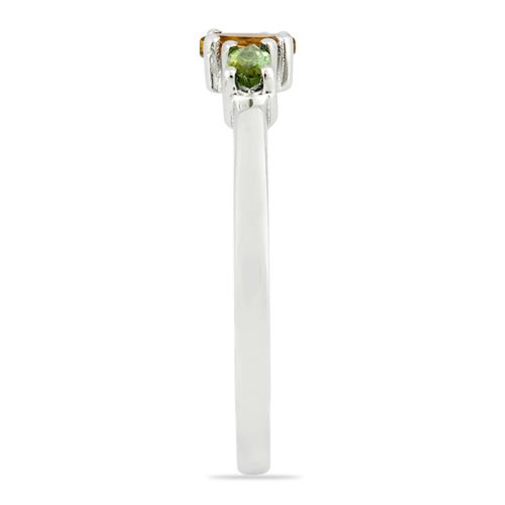 BUY 925 SILVER NATURAL MULTI TOURMALINE GEMSTONE RING