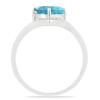 BUY REAL SWISS BLUE TOPAZ GEMSTONE RING IN 925 SILVER