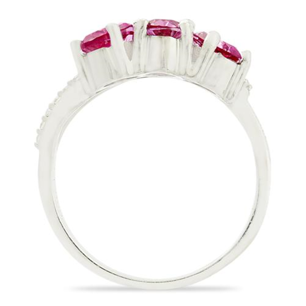 BUY REAL PINK TOPAZ GEMSTONE UNIQUE RING IN 925 SILVER