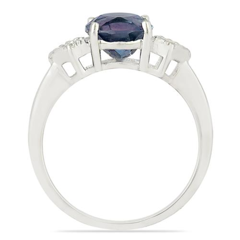 BUY STERLING SILVER NATURAL FLUORITE GEMSTONE RING