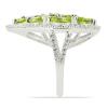 BUY REAL PERIDOT GEMSTONE STYLISH RING IN 925 SILVER