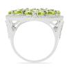 BUY REAL PERIDOT GEMSTONE STYLISH RING IN 925 SILVER