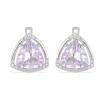 BUY 925 SILVER  BRAZILIAN AMETHYST GEMSTONE CLASSIC EARRINGS