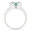 BUY REAL SKY BLUE TOPAZ SINGLE STONE RING IN 925 SILVER