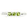 BUY REAL PERIDOT GEMSTONE RING IN 925 STERLING SILVER
