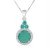 BUY BRAZILIAN AMETHYST MULTI GEMSTONE PENDANT IN STERLING SILVER
