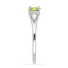 BUY STERLING SILVER NATURAL PERIDOT GEMSTONE CLASSIC RING