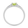 BUY STERLING SILVER NATURAL PERIDOT GEMSTONE CLASSIC RING