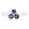 BUY GENUINE TANZANITE GEMSTONE RING IN STERLING SILVER