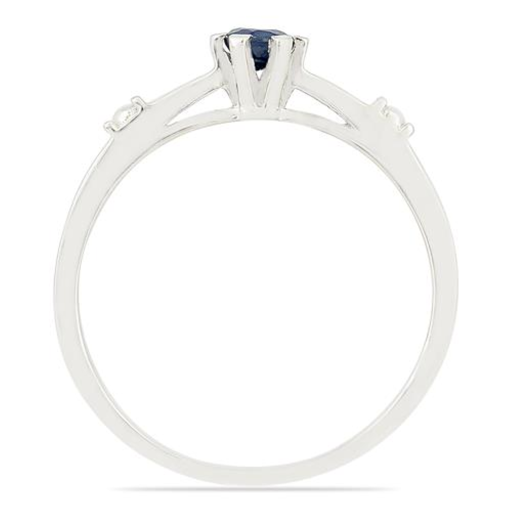 BUY 925 STERLING SILVER PRECIOUS BLUE SAPPHIRE GEMSTONE RING 