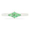 BUY NATURAL EMERALD MULTI GEMSTONE RING IN STERLING SILVER