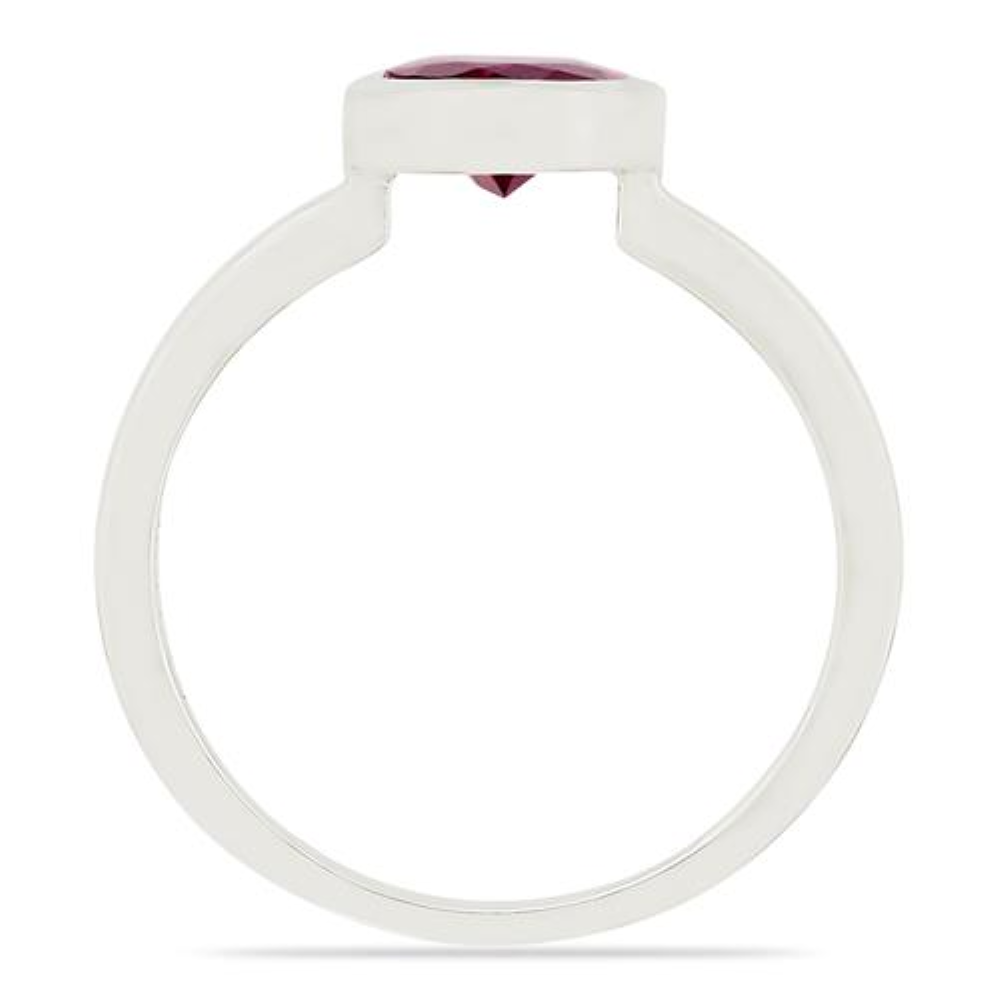 BUY GENUINE RHODOLITE GEMSTONE RING IN STERLING SILVER