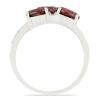 BUY STERLING SILVER NATURAL RHODOLITE MULTI STONE RING