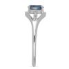 BUY STERLING SILVER NATURAL LONDON TOPAZ GEMSTONE CLASSIC RING