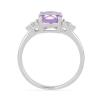 BUY BRAZILIAN AMETHYST GEMSTONE CLASSIC RING IN 925 SILVER