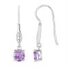 BUY WHISKY QUARTZ GEMSTONE EARRINGS IN STERLING SILVER