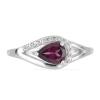 BUY 925 SILVER NATURAL RHODOLITE GEMSTONE CLASSIC RING