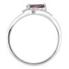 BUY 925 SILVER NATURAL RHODOLITE GEMSTONE CLASSIC RING