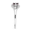 BUY 925 SILVER NATURAL RHODOLITE GEMSTONE CLASSIC RING
