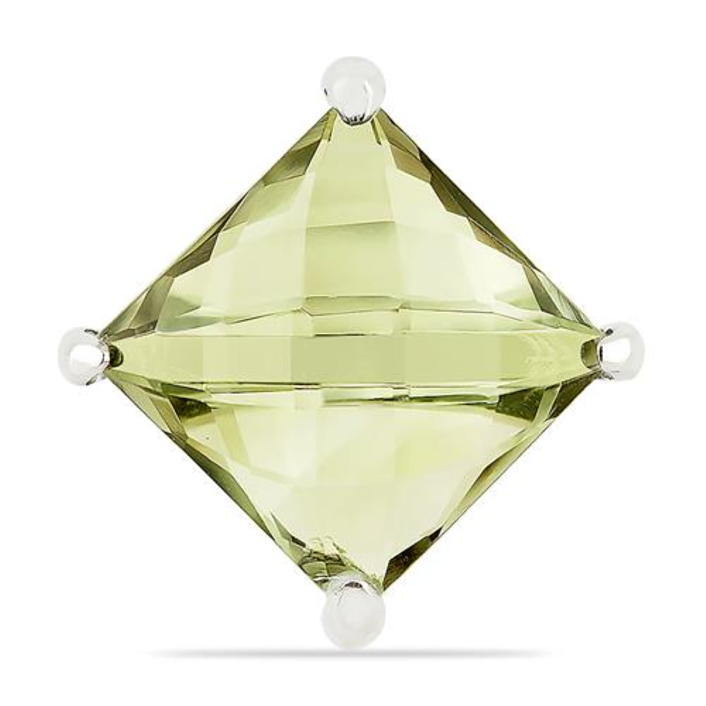 BUY REAL GREEN AMETHYST GEMSTONE BIG STONE RING IN 925 SILVER