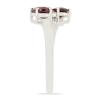 BUY STERLING SILVER NATURAL RHODOLITE GEMSTONE RING