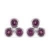 BUY STERLING SILVER REAL BLACK SAPPHIRE GEMSTONE EARRINGS