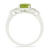 BUY NATURAL PERIDOT GEMSTONE CLASSIC RING IN 925 SILVER