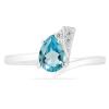 BUY STERLING SILVER NATURAL SKY BLUE TOPAZ GEMSTONE CLASSIC RING
