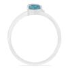 BUY STERLING SILVER NATURAL SKY BLUE TOPAZ GEMSTONE CLASSIC RING