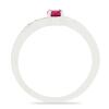 BUY NATURAL PINK TOPAZ GEMSTONE CLASSIC RING IN 925 SILVER 