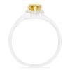 BUY REAL CITRINE CLASSIC RING IN 925 STERLING SILVER