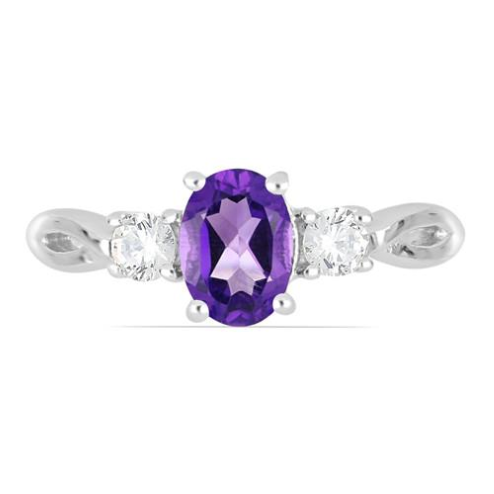 BUY STERLING SILVER NATURAL  IOLITE GEMSTONE CLASSIC RING