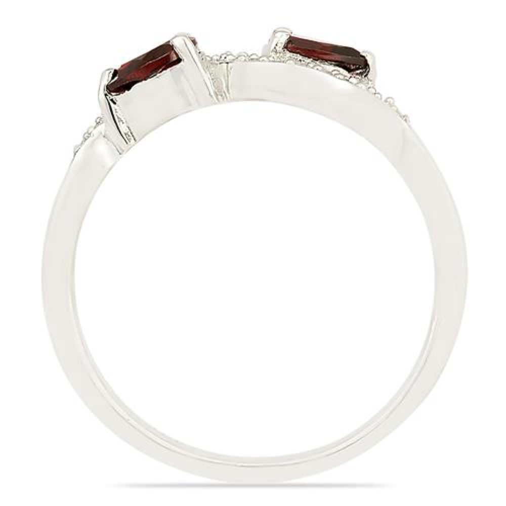 BUY REAL GARNET GEMSTONE RING IN 925 SILVER