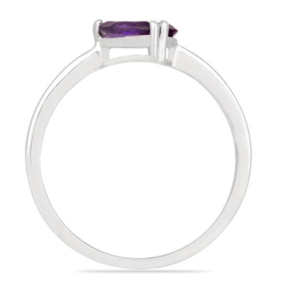 BUY 925 SILVER AFRICAN AMETHYST GEMSTONE RING