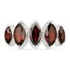 BUY 925 SILVER REAL GARNET GEMSTONE RING 