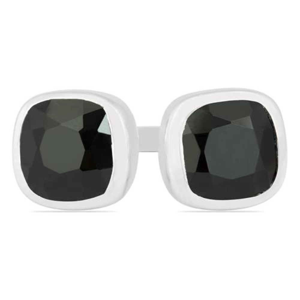 BUY REAL BLACK ONYX GEMSTONE STYLISH RING IN 925 SILVER
