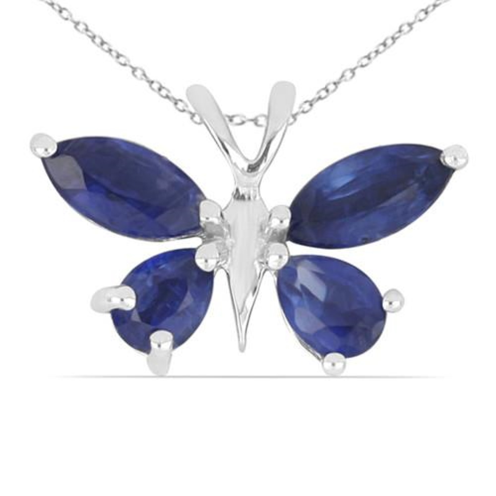 BUY 925 STERLING SILVER NATURAL PERIDOT GEMSTONE BUTTERFLY DESIGN PENDANT