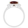BUY STERLING SILVER  SYNTHETIC AMETRINE GEMSTONE BIG STONE RING